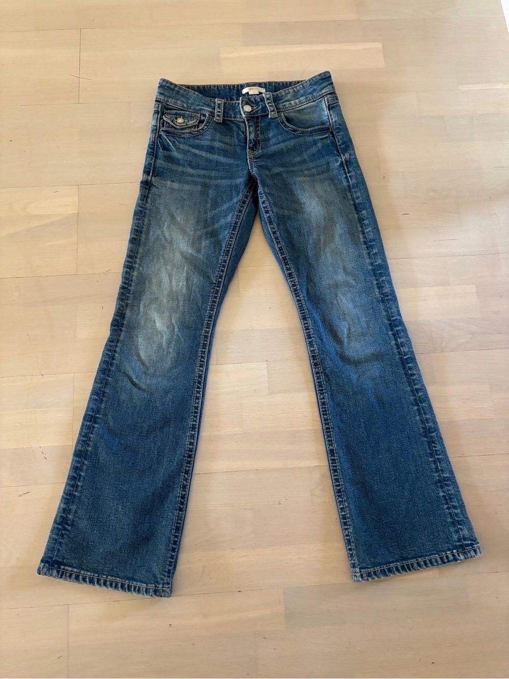 Women's Blue Bootcut Jeans